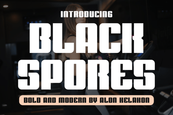 Black Spores: A Bold Typeface for Modern Branding