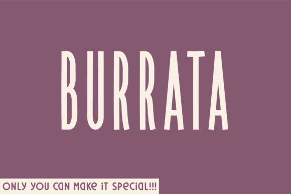 Burrata Font: Elevate Your Digital Branding