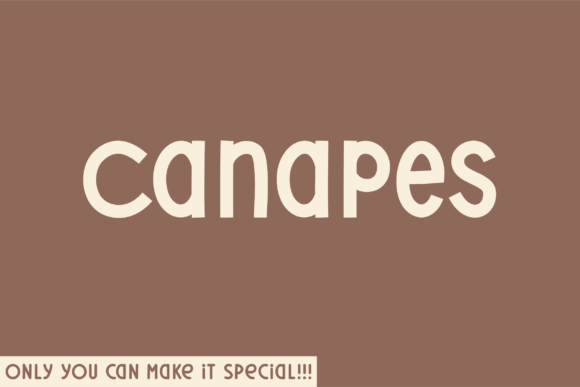 Canapes Typeface Review for Modern Branding