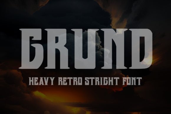 Grund: A Retro Sans Serif Font for Bold Branding