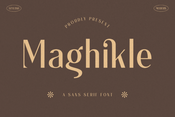 Maghikle Typeface for Elegant Editorial Design