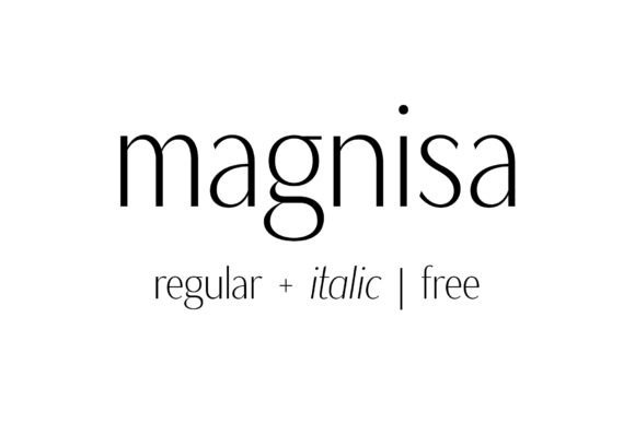 Magnisa Sans Regular Italic Free Download & Review