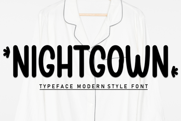 Night Gown Font Review for Designers