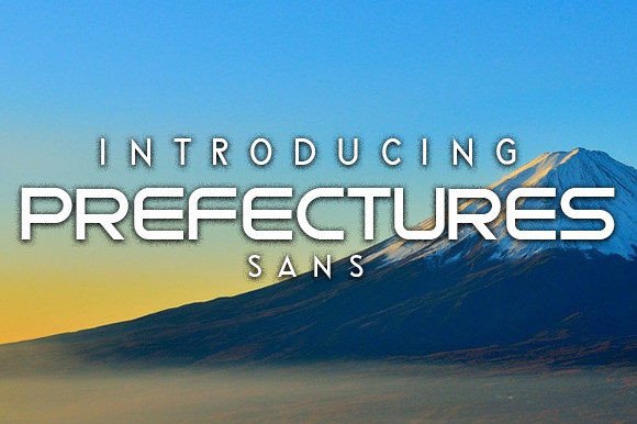 Prefectures Font for Modern Web Design