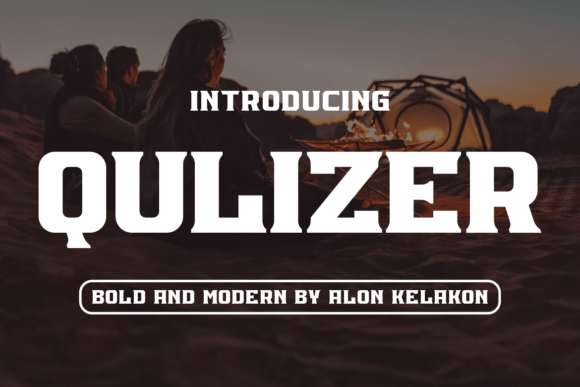 Qulizer: The Bold Sans Serif Font for Editorial Impact