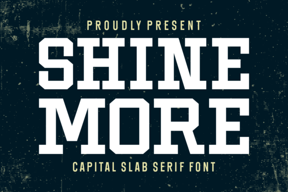 Shine More: A Bold Sans Serif Typeface for Editorial Design