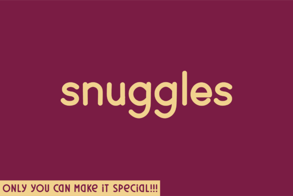 Snuggles: A Natural Sans Serif Font for Web Design