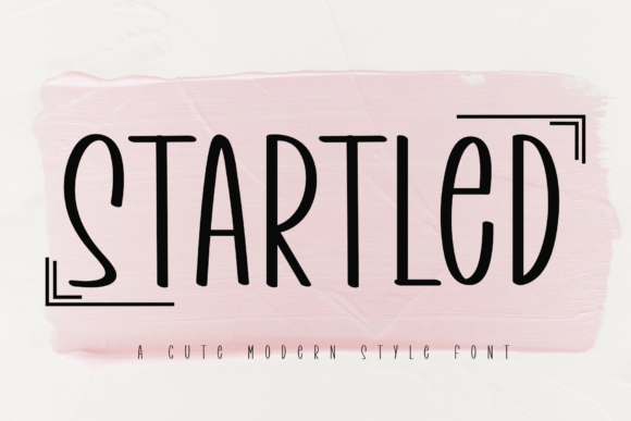 Startled Typeface for Bold Brand Identity