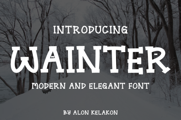 Wainter: A Bold Sans Serif Font for Makers